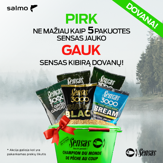 Kibiras Sensas dovanų!