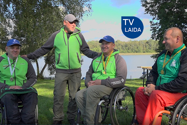 Svečiuose pas žvejus su negalia