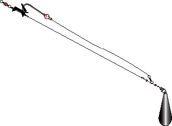 Sistemėlė žuvims Balzer Surf Rig
