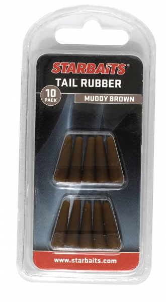 Montažinė sistema StarBaits Tail Rubbers Muddy Brown