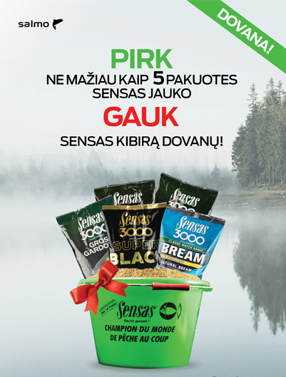 Kibiras Sensas dovanų!