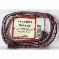 Virvelė Wapsi Mylar Cord Holo Medium Black