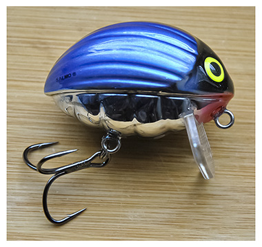 Vobleris Salmo Bass Bug Bluebird