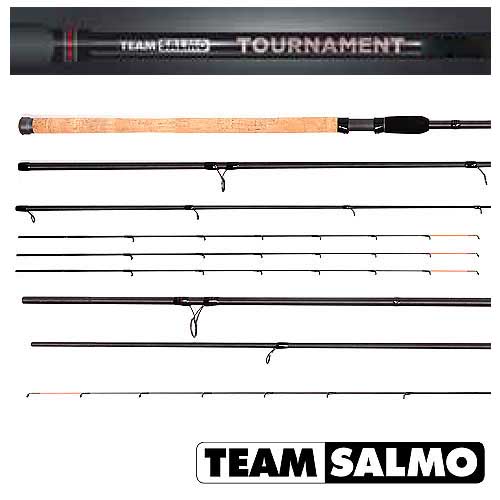 Kai nereikia meškerioti vidutinėje ar stiprioje tėkmėje, geriau rinktis delikatesnę dugninę Team Salmo Tournament Picker 40 (ilgis – 3.00 m, testas iki 40 g), kuri puikiai fiksuoja atsargų kibimą