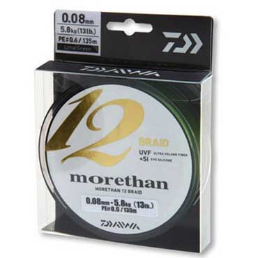 3 pav. Valas pintas Daiwa Morethan 12 0.16mm 14.0kg 135m 3 pav. Valas pintas Daiwa Morethan 12 0.16mm 14.0kg 135m