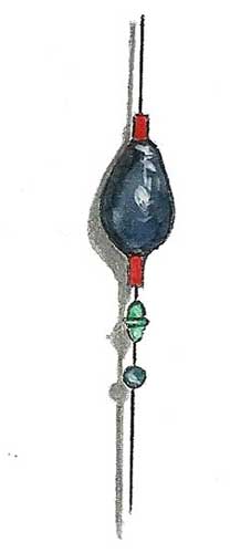 Viena geriausių svarelių parinkimo ir išdėstymo versijų meškeriojimui lėtoje ir vidutinėje tėkmėje