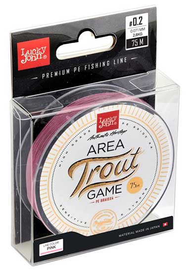 Valas pintas Lucky John Area Trout Game Pink 75m