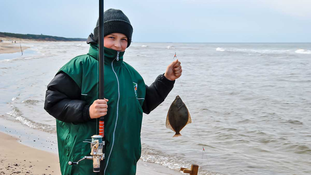 Žūklė dugnine Baltijos priekrantėje. Vietos pasirinkimas, įranga