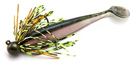 Rubber jig lunker action