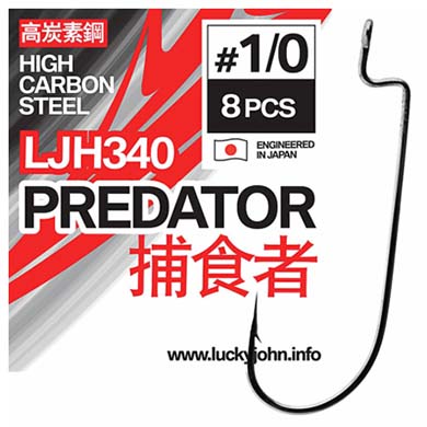 Kabliukai ofsetiniai Lucky John Predator