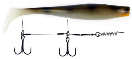 Guminukas Lucky John 3D Kubira Swim Shad Set BBS