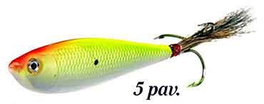 5 pav. Švytuoklė Lucky John Ossa