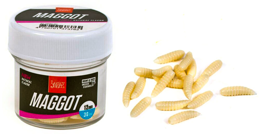 Lucky John Maggot 12mm Fluo