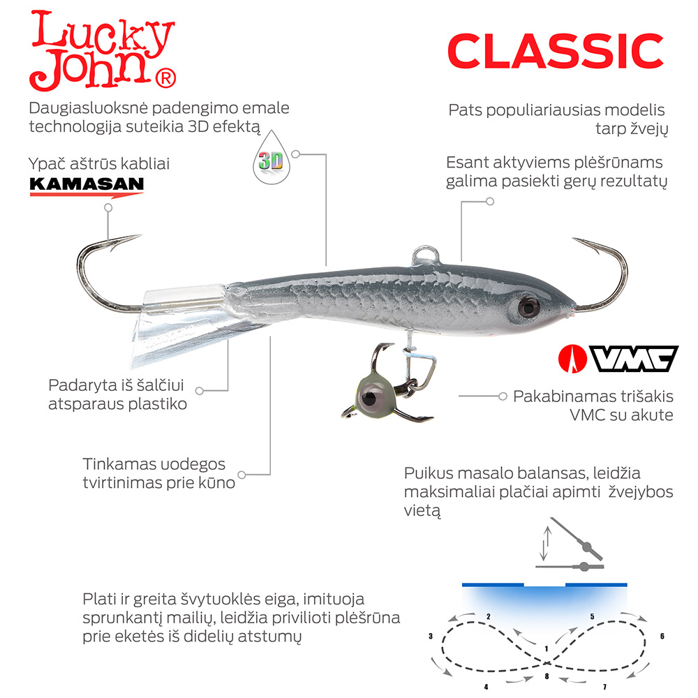 Švytuoklė Lucky John Classic