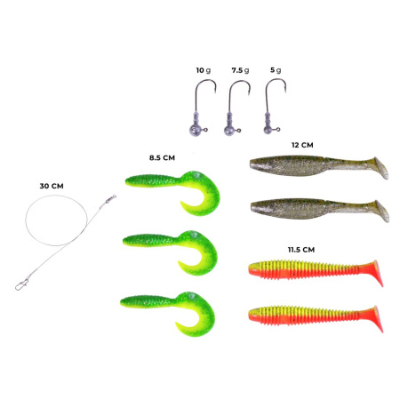 Masalų komplektas Lucky John Mad Pike