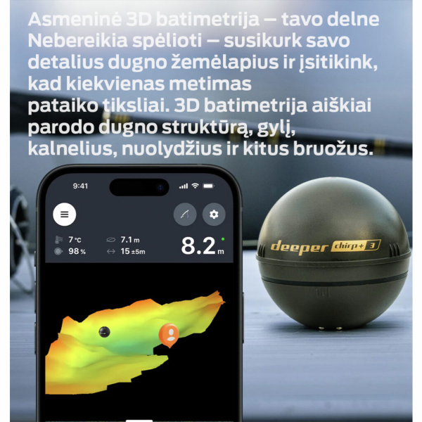 Echolotas Deeper Chirp+ 3