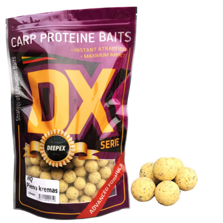 Boiliai Deepex HQ "Pieno kremas" 15mm 0.8kg