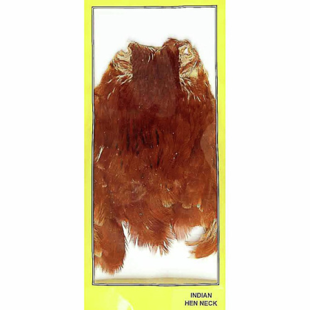 Plunksnos Turrall Indian Hen Neck Brown