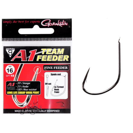 Kabliukai Gamakatsu A1 Team Feeder Fine 16