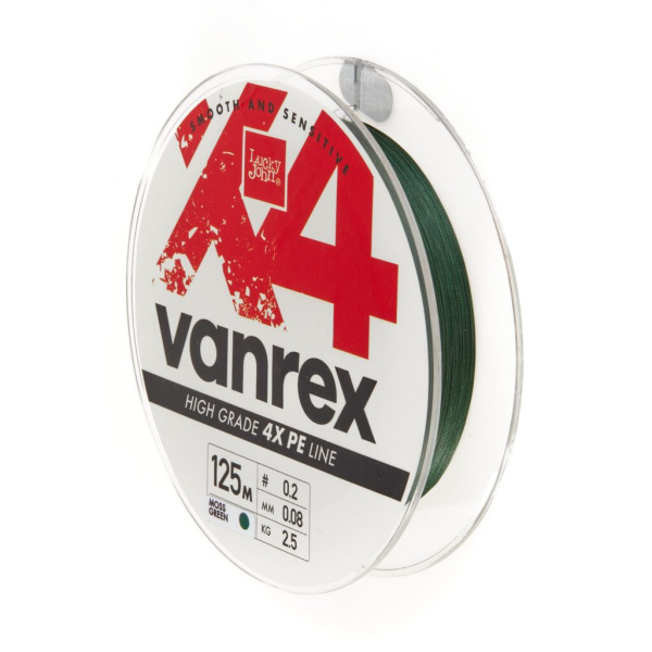 Valas pintas Lucky John Vanrex X4 Moss Green 125m