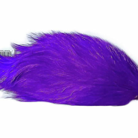 Plunksnos Wapsi Rooster Neck Golden Purple