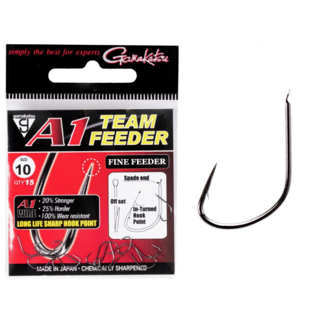 Kabliukai Gamakatsu A1 Team Feeder Fine 10