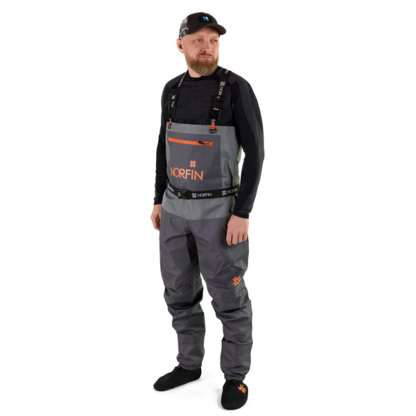 Bridkelnės Norfin Pilot Stockingfoot Grey