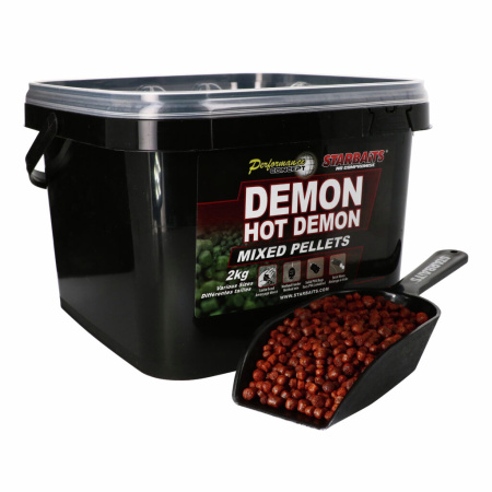 Peletės StarBaits Demon Hot Demon Mixed 2kg