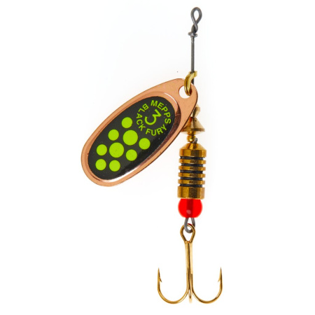 Sukriukė Mepps Black Fury Copper Chartreuse 3  6,5g