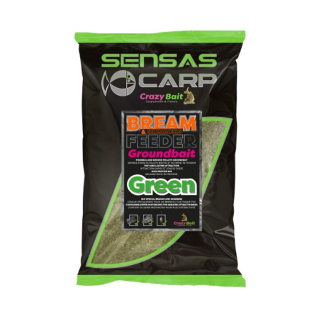 Jaukas Sensas Carp UK Bream Feeder Green 2kg