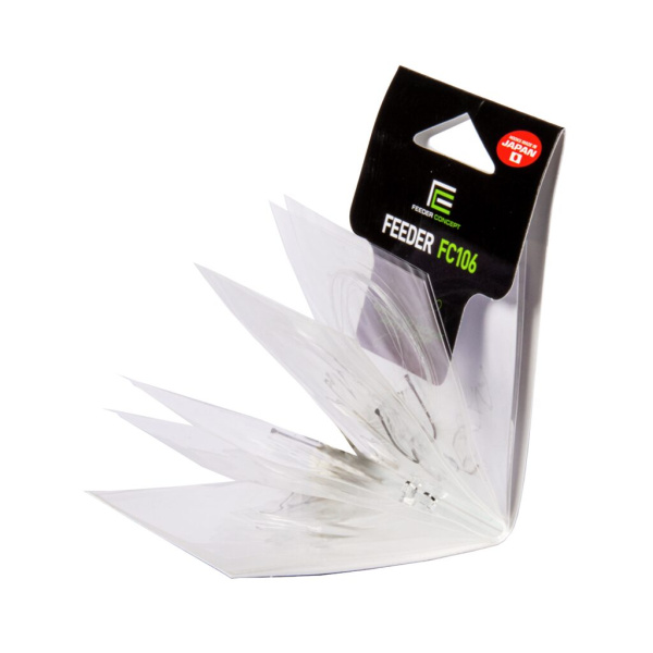 Kabliukai su pavadėliu Feeder Concept FC106 70cm