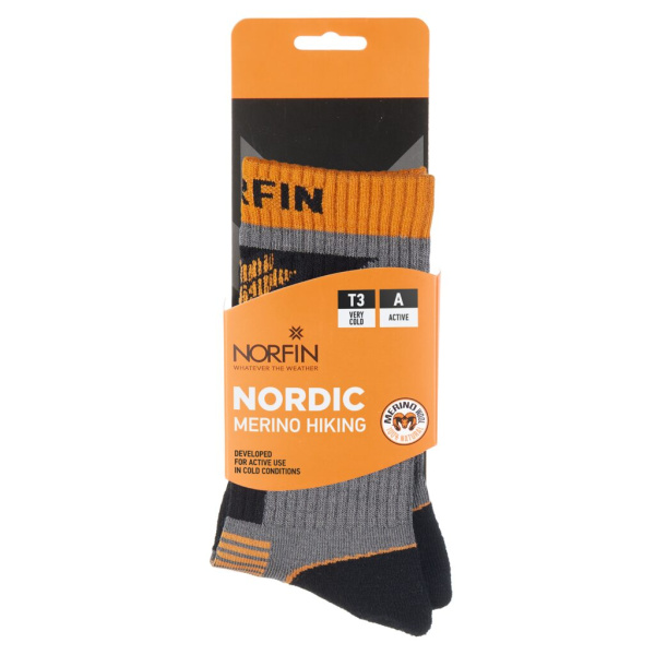 Kojinės Norfin Nordic Merino Hiking Crew T3A 45-47