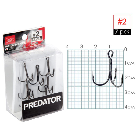 Kabliukai trišakiai Lucky John Predator