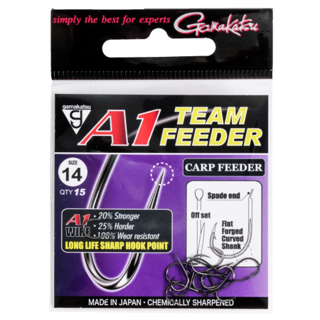 Kabliukai Gamakatsu A1 Team Feeder Carp Feeder 14