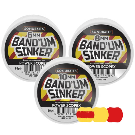 Boiliai Sonubaits Band'um Sinker Power Scopex 6mm 45g