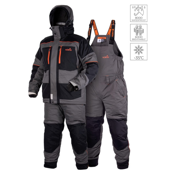 Kostiumas žieminis Norfin Discovery 3 Grey