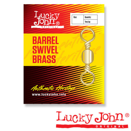 Suktukas Lucky John Barrel Swivel Brass