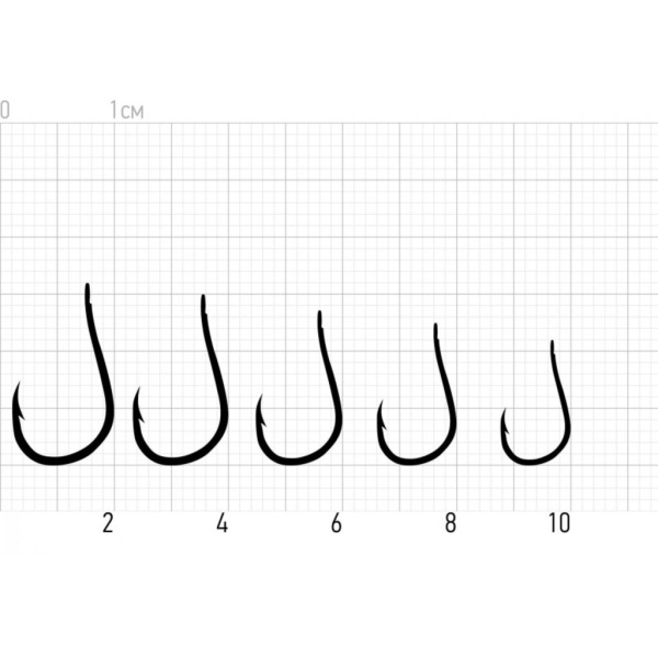 Kabliukai su pavadėliu Cobra Carp 70cm