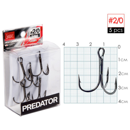 Kabliukai trišakiai Lucky John Predator