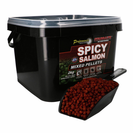 Peletės StarBaits Spicy Salmon Mixed