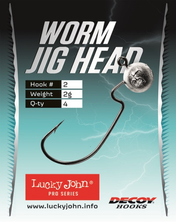 Galvakablis Lucky John Worm Jig Head