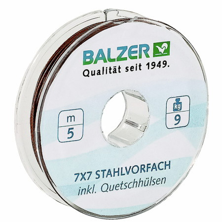 Medžiaga pavadėliams Balzer 7x7 Niroflex 9kg 5m