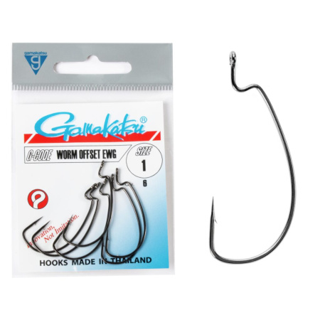 Kabliukai Gamakatsu Worm EWG Offset