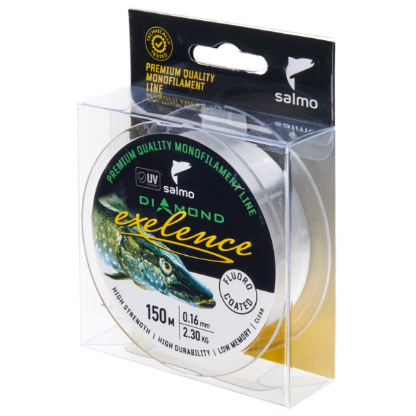 Valas Salmo Diamond Exelence Fluoro Coated Clear 150m