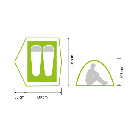 Palapinė automatinė Norfin Zope 2