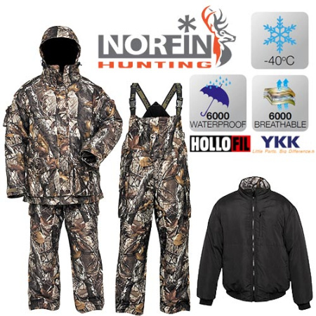 Kostiumas žieminins Norfin Hunting North Staidness