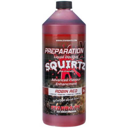Kvapas skystas StarBaits Preparation X Squirtz Robin Red 1l