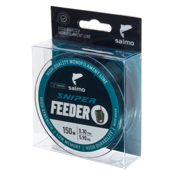 Valas Salmo Sniper Feeder Moss Green 150m