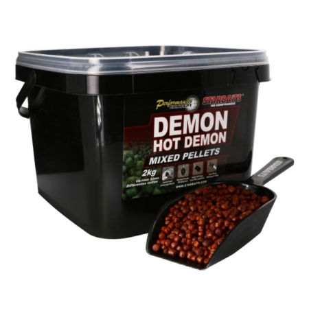 Peletės StarBaits Demon Hot Demon Mixed 2kg