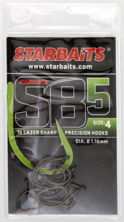 Kabliukai StarBaits SB5 Nr.4